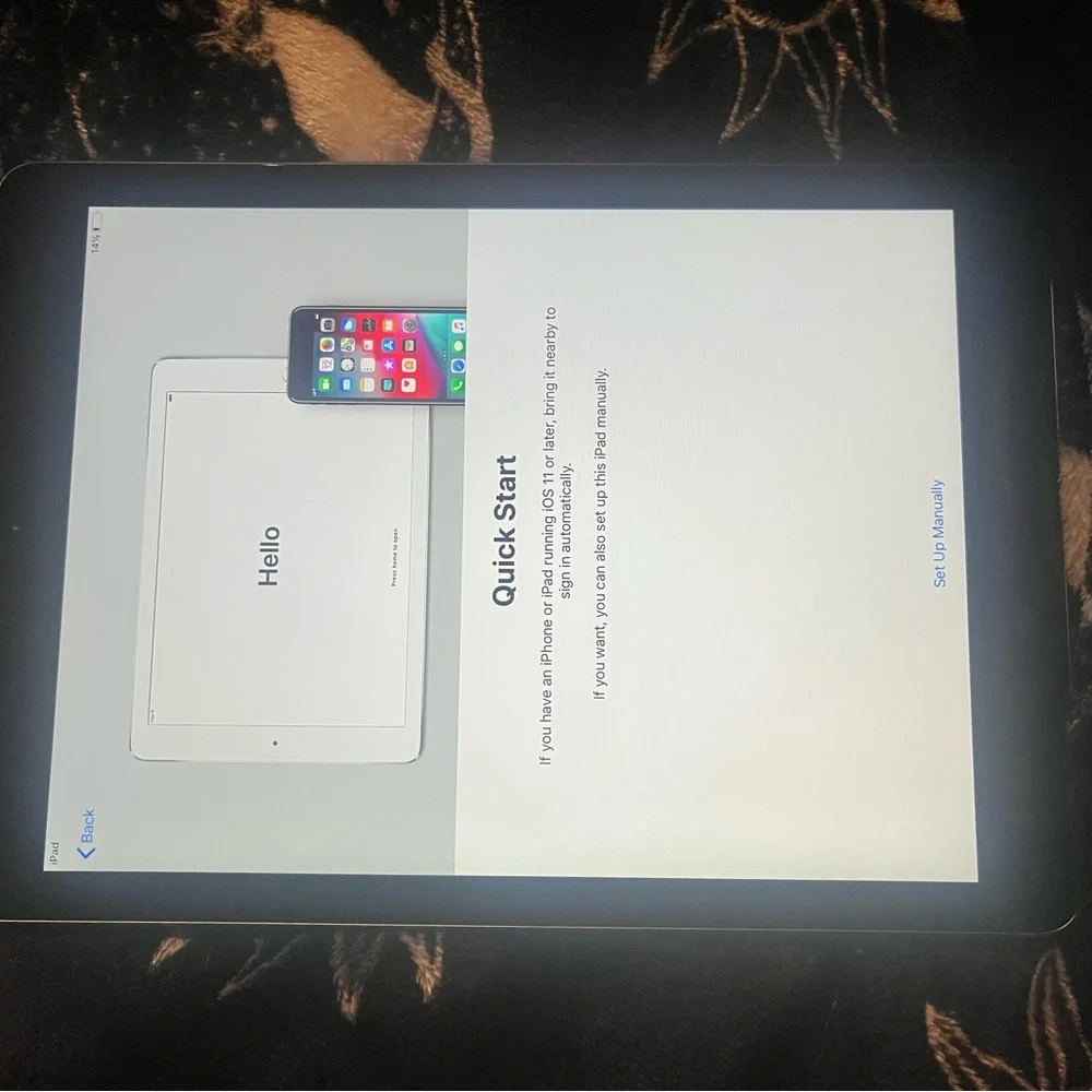 Apple IPad Air Space Gray Model Number A1474 No Cracks